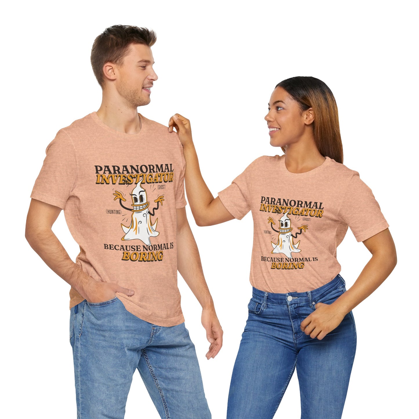 Ghost Hunting Tee, Paranormal Investigator Gift, Unisex T-Shirt, Fun Ghost Shirt