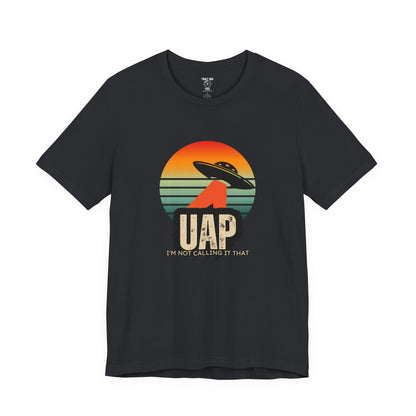Retro UAP T-Shirt, Unisex Tee, UFO Enthusiast Shirt, Alien Graphic T-Shirt, Humor Tee, Casual Wear