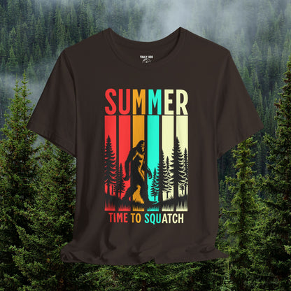 Bigfoot Cryptid Unisex Tee, Squatching Paranormal Shirt, Sasquatch Short Sleeve Top, Mythical Creature T-Shirt