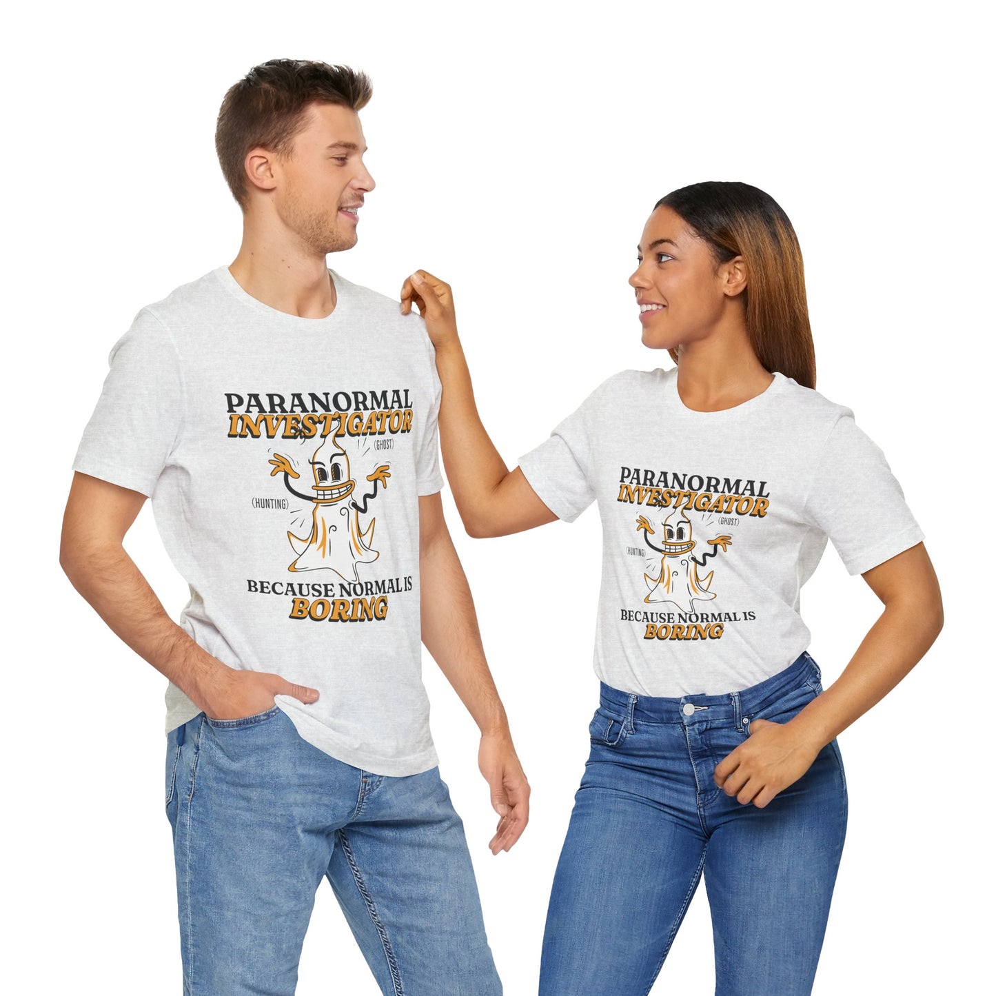 Ghost Hunting Tee, Paranormal Investigator Gift, Unisex T-Shirt, Fun Ghost Shirt
