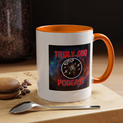 Truly Odd Podcast Accent Coffee Mug | Unique Gift for Podcast Lovers, Funny Quotes, 11oz & 15oz Sizes, Perfect for Birthdays, Christmas