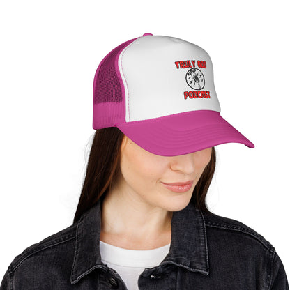 Truly Odd Trucker Caps - Quirky Podcast Fans, Unique Gift, Cool Hat for Show Lovers, Trendy Headwear for Comedy