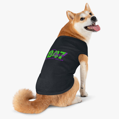 Pet Tank Top — "Roswell 1947" Neon Graphic Dog Tank (More Than a Spy Balloon)