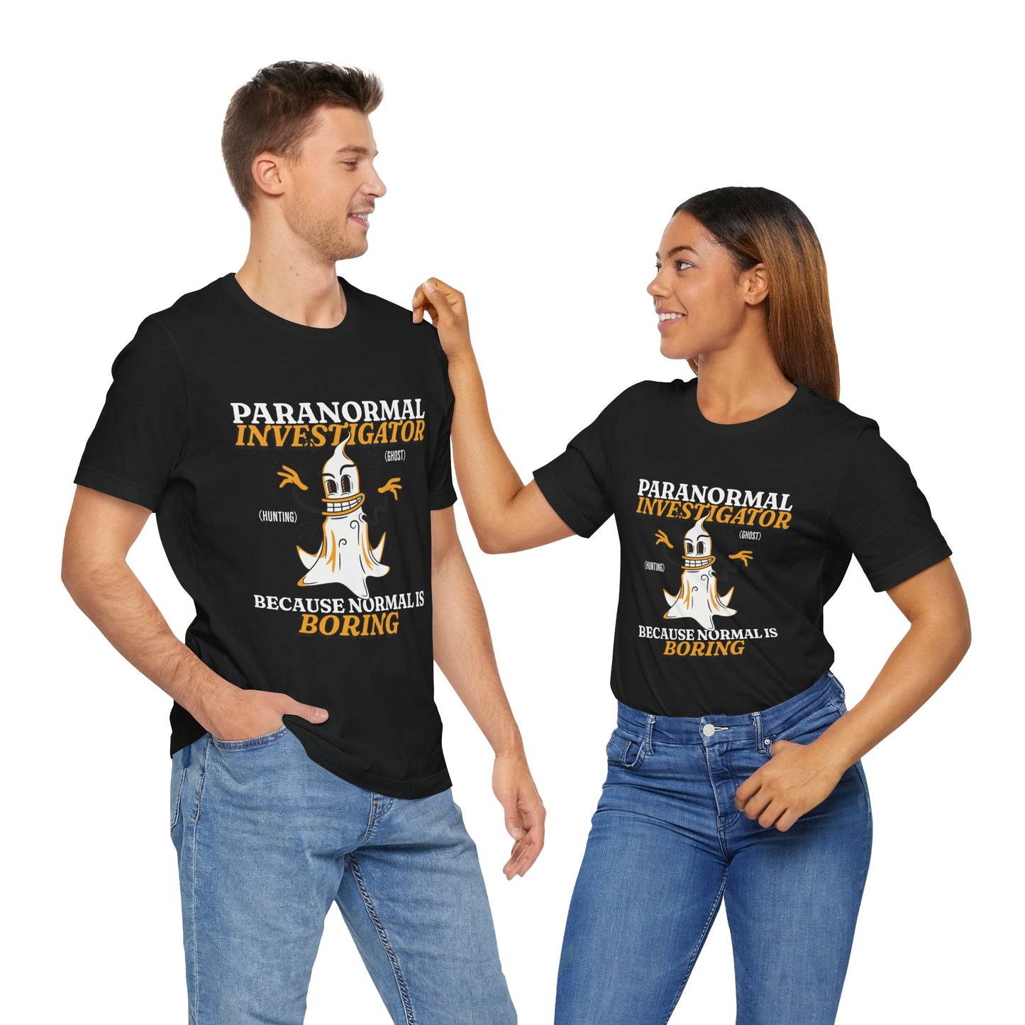 Ghost Hunting Tee, Paranormal Investigator Gift, Unisex T-Shirt, Fun Ghost Shirt