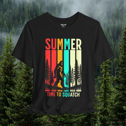 Bigfoot Cryptid Unisex Tee, Squatching Paranormal Shirt, Sasquatch Short Sleeve Top, Mythical Creature T-Shirt