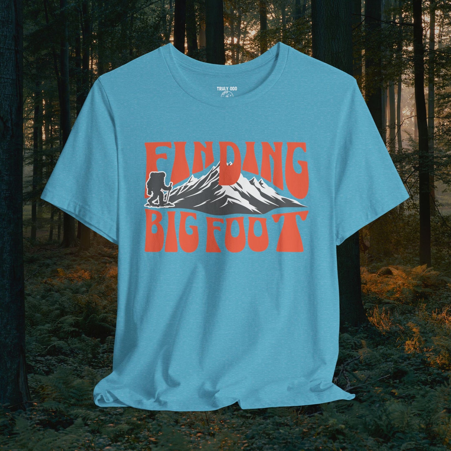 Bigfoot Hunting Unisex Tee, Sasquatch Searcher Shirt, Cryptid Lover Gift, Outdoor Adventure Apparel, Nature Enthusiast Top