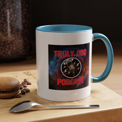 Truly Odd Podcast Accent Coffee Mug | Unique Gift for Podcast Lovers, Funny Quotes, 11oz & 15oz Sizes, Perfect for Birthdays, Christmas