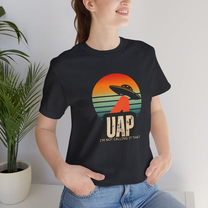 Retro UAP T-Shirt, Unisex Tee, UFO Enthusiast Shirt, Alien Graphic T-Shirt, Humor Tee, Casual Wear