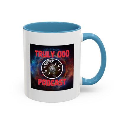 Truly Odd Podcast Accent Coffee Mug | Unique Gift for Podcast Lovers, Funny Quotes, 11oz & 15oz Sizes, Perfect for Birthdays, Christmas