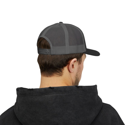 Ghost Hunter Advice Snapback Trucker Cap, Outdoor Hat, Gift for Paranormal Enthusiasts, Halloween Accessory, Trendy Cap