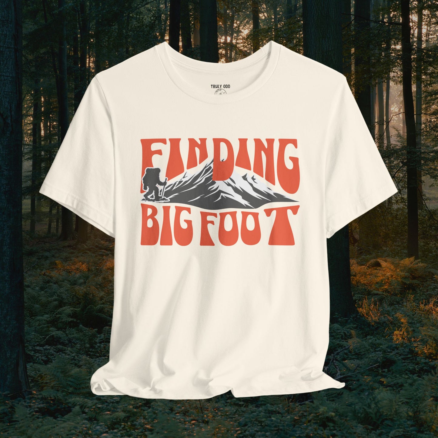 Bigfoot Hunting Unisex Tee, Sasquatch Searcher Shirt, Cryptid Lover Gift, Outdoor Adventure Apparel, Nature Enthusiast Top