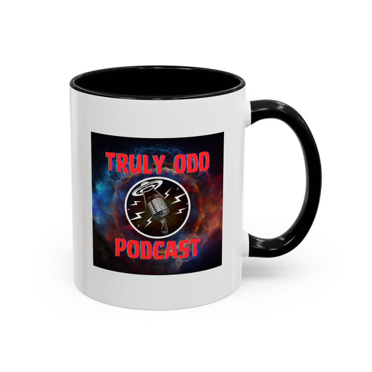 Truly Odd Podcast Accent Coffee Mug | Unique Gift for Podcast Lovers, Funny Quotes, 11oz & 15oz Sizes, Perfect for Birthdays, Christmas